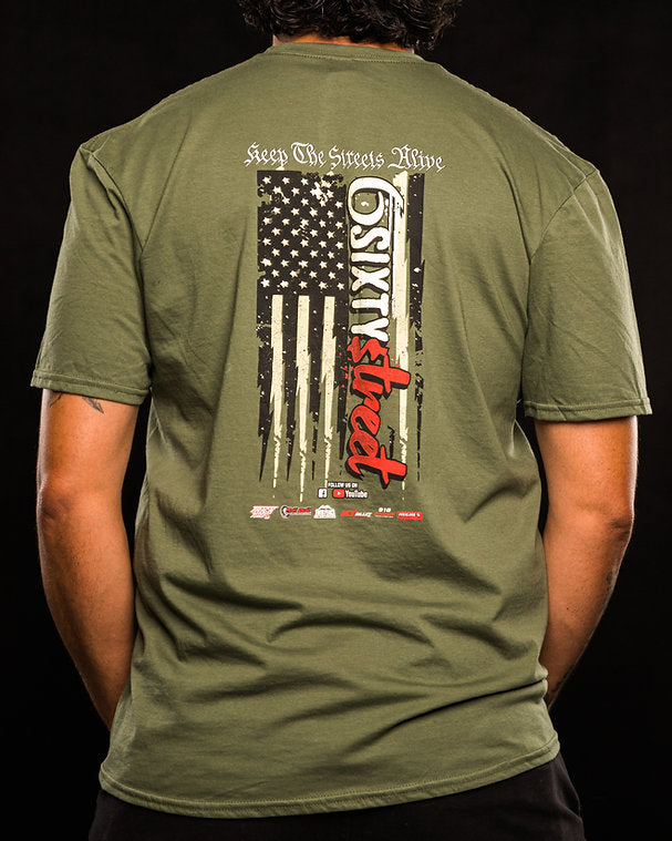 Green Street Constitution Flag T-Shirt