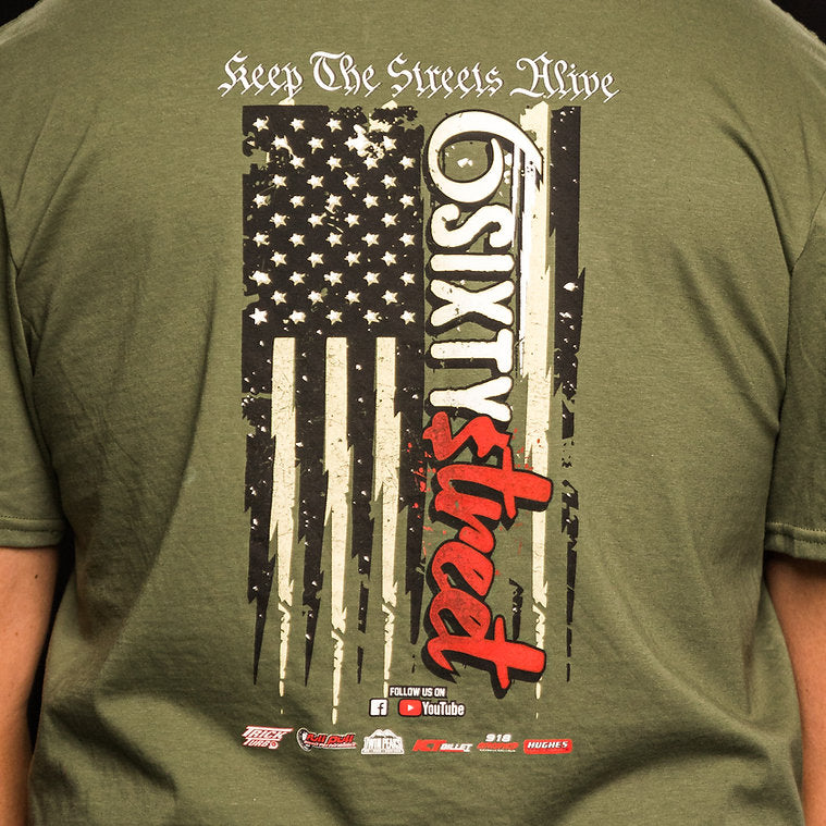 Green Street Constitution Flag T-Shirt