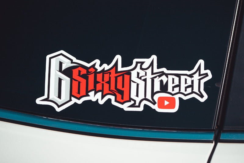 6 sixty street sticker stickers decals decal